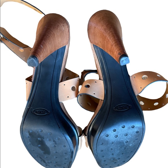 Tod’s Sasha Gomma sandal sz 40.5, Tan - Picture 3 of 7